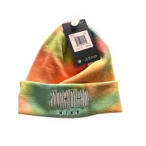 Air Jordan Beanie Youth Boys One Size Nike MVP FLIGHT Multicolor Tie
Dye
